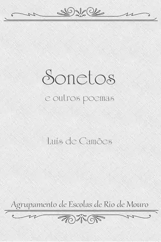 Cover of Sonetos e outros poemas