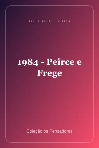 Cover of 1984 - Peirce e Frege