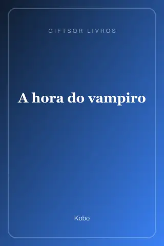 Capa de A hora do vampiro