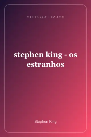 Cover of stephen king - os estranhos
