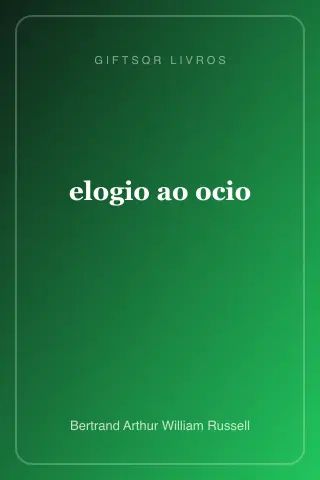 Cover of elogio ao ocio