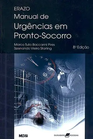 Cover of Manual de Urgências em Pronto-Socorro 6ª Edição