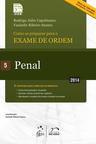 Cover of Série Resumo 1ª Fase OAB - Penal - Vol. 05