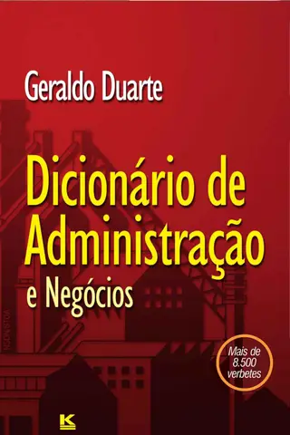 Cover of Dicionário de Administração
