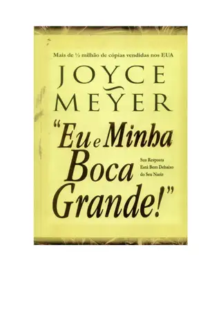 Cover of Eu e Minha Boca Grande!