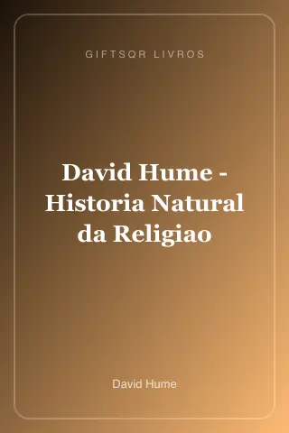 Cover of David Hume - Historia Natural da Religiao