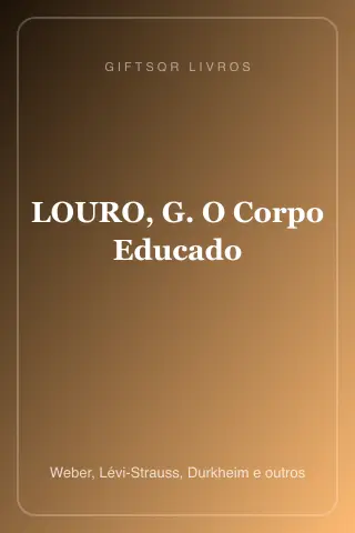 Cover of LOURO, G. O Corpo Educado