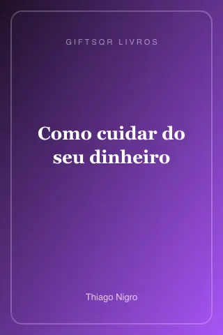 Cover of Como cuidar do seu dinheiro - Thiago Nigro