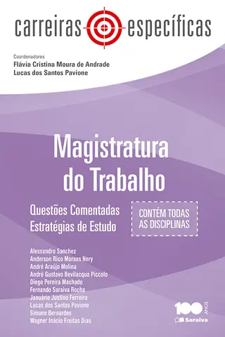 Cover of Carreiras Específicas – Magistratura do Trabalho – Questões Comentadas – Estratégias de Estudo
