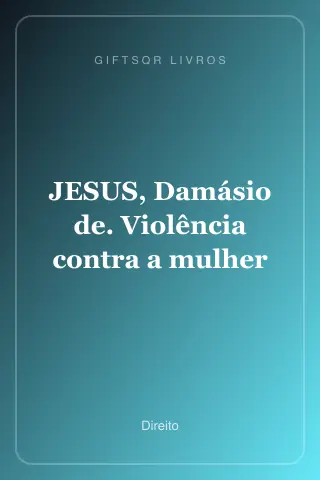 Cover of JESUS, Damásio de. Violência contra a mulher