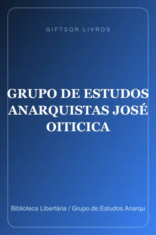Cover of GRUPO DE ESTUDOS ANARQUISTAS JOSÉ OITICICA