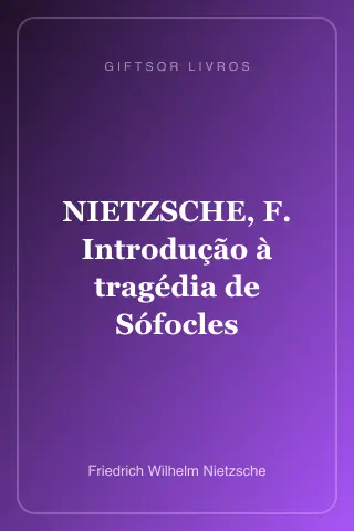 Cover of NIETZSCHE, F. Introdução à tragédia de Sófocles