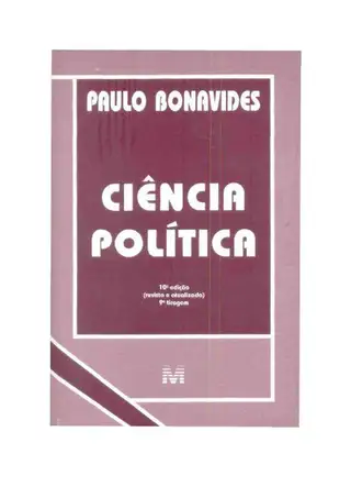 Cover of Ciência Política
