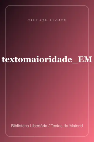 Cover of textomaioridade_EM