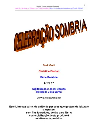Cover of Celebração Sombria