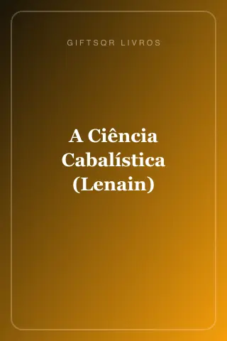 Cover of A Ciência Cabalística (Lenain)