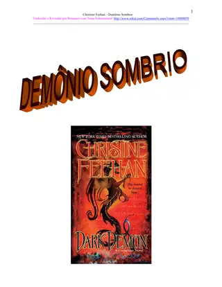 Cover of Demônio Sombrio