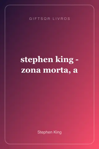 Cover of stephen king - zona morta, a