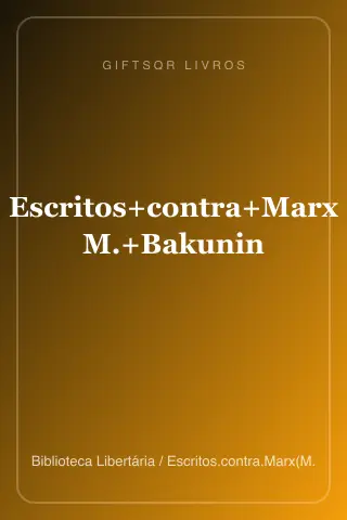 Cover of Escritos+contra+Marx M.+Bakunin