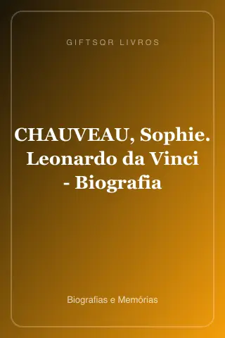 Cover of CHAUVEAU, Sophie. Leonardo da Vinci - Biografia
